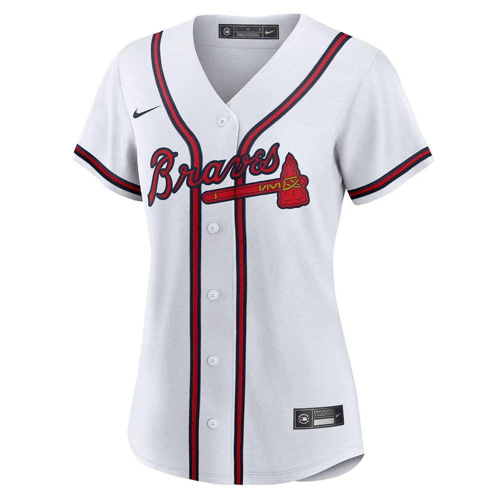 Maillot Atlanta Braves Nike Matt Olson pour femme, blanc