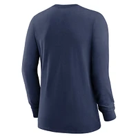 Women's Nike Navy Atlanta Braves Authentic Collection Legend Performance Long Sleeve T-Shirt