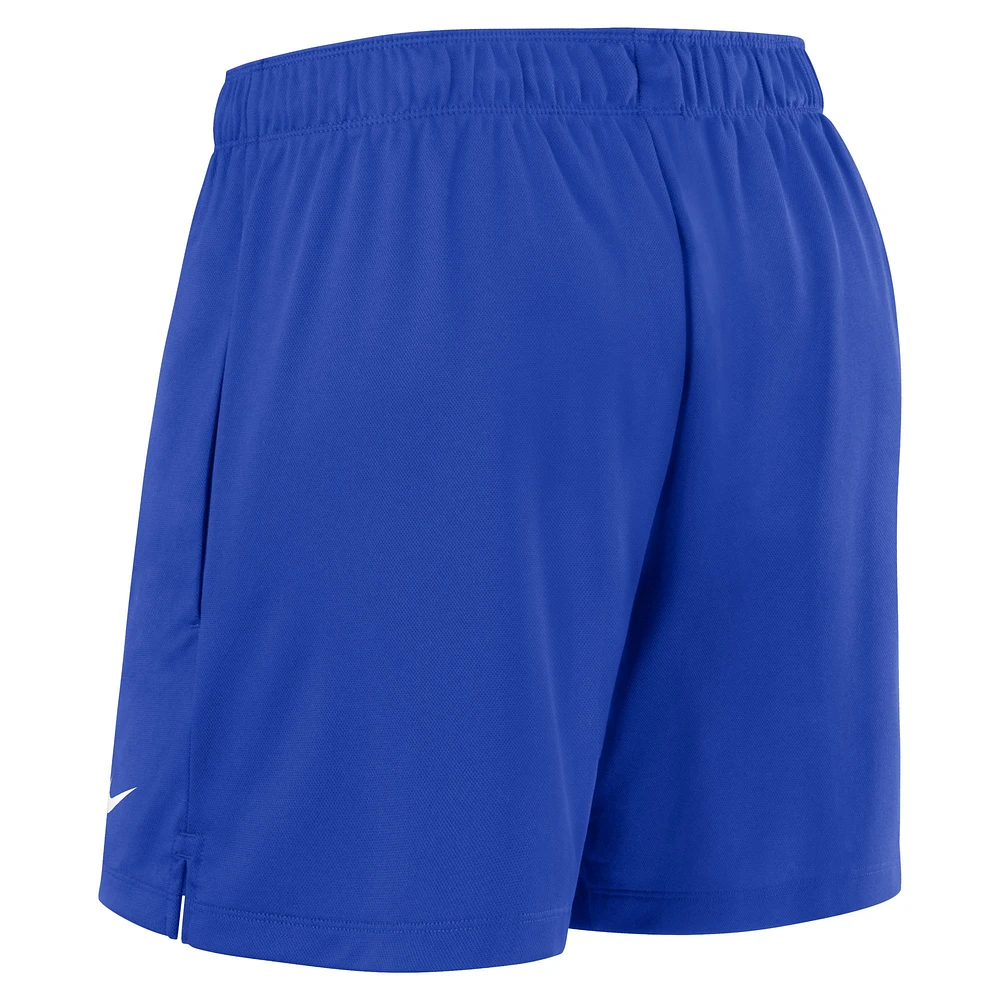 Short de performance d'entraînement Nike Royal Atlanta Braves Authentic Collection City Connect pour femme