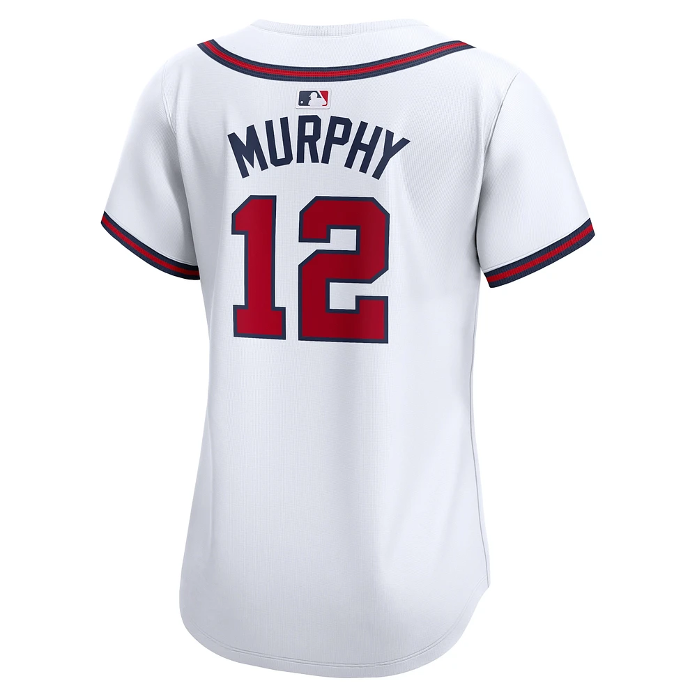 Maillot de joueur Nike Sean Murphy pour femme des Atlanta Braves Home Limited, blanc