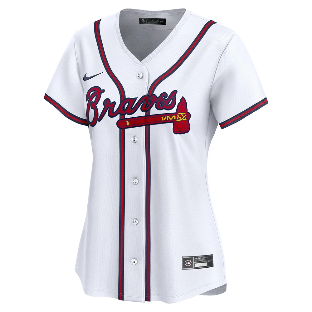 Women's Nike  White Atlanta Braves 2024 Jackie Robinson Day Home Limited Jersey