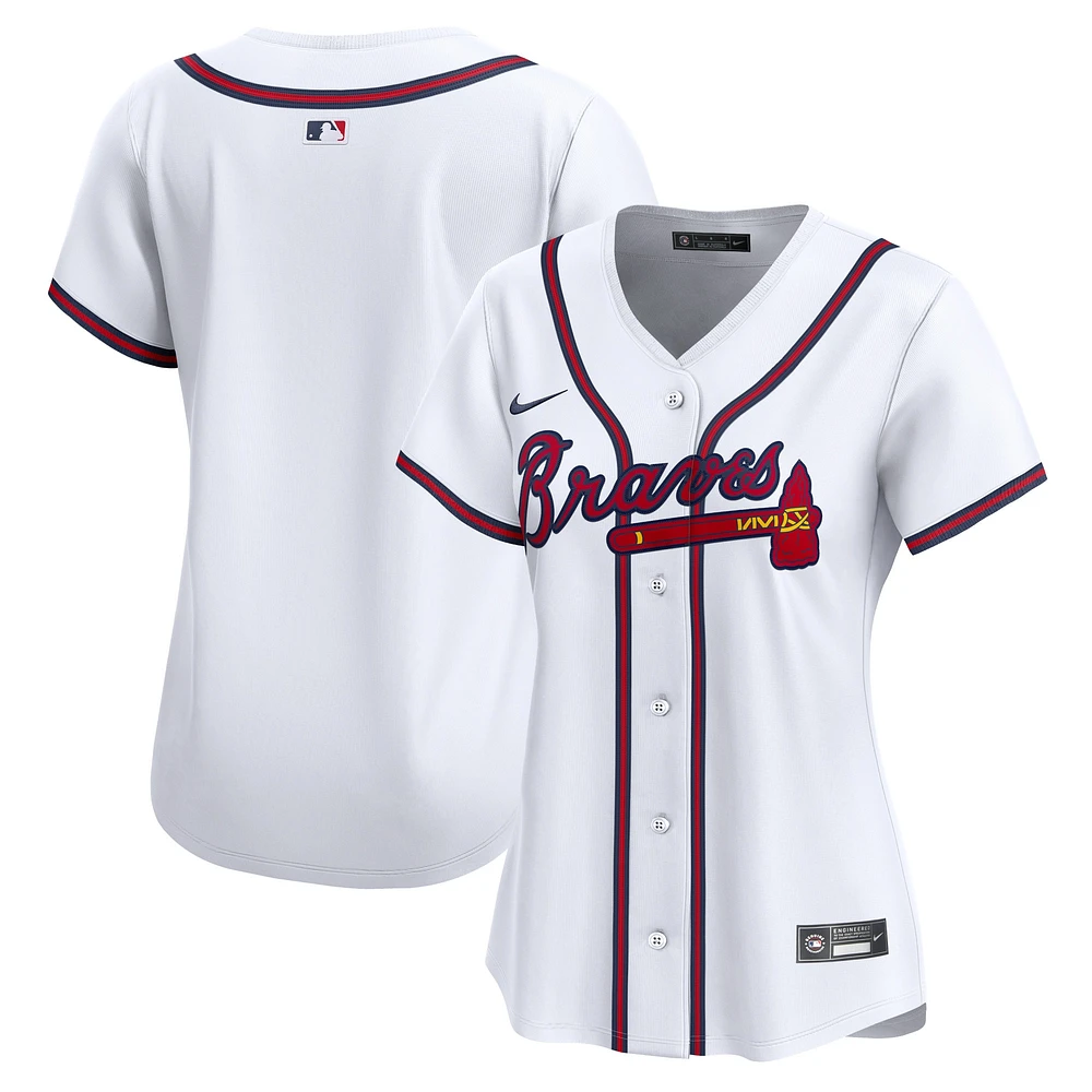 Maillot Nike Atlanta Braves Home Limited pour femme, blanc