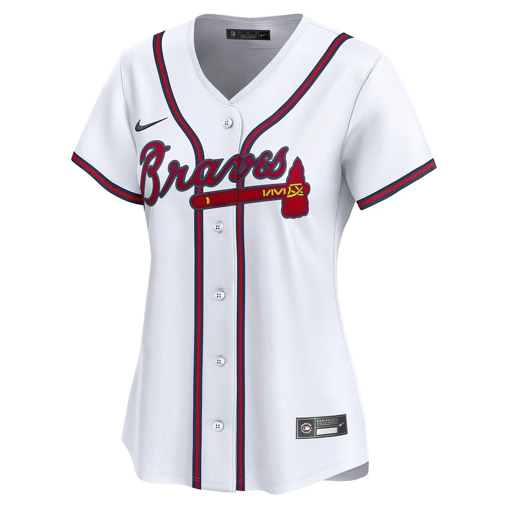 Women's Nike  White Atlanta Braves Home Limited Jersey