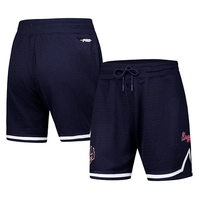 Short en maille classique Pro Standard bleu marine des Atlanta Braves pour femme