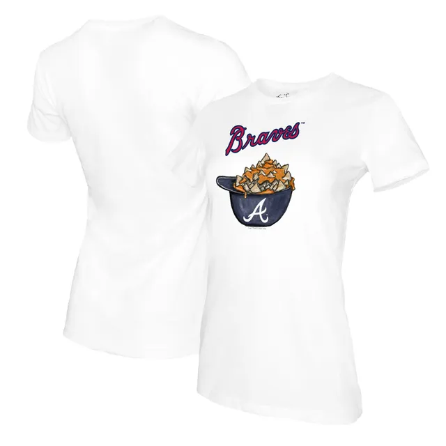 Women's Atlanta Braves Touch Navy Formation Long Sleeve T-Shirt