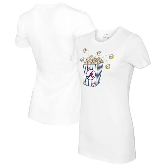 Atlanta Braves Pride Graphic T-Shirt - White - Womens