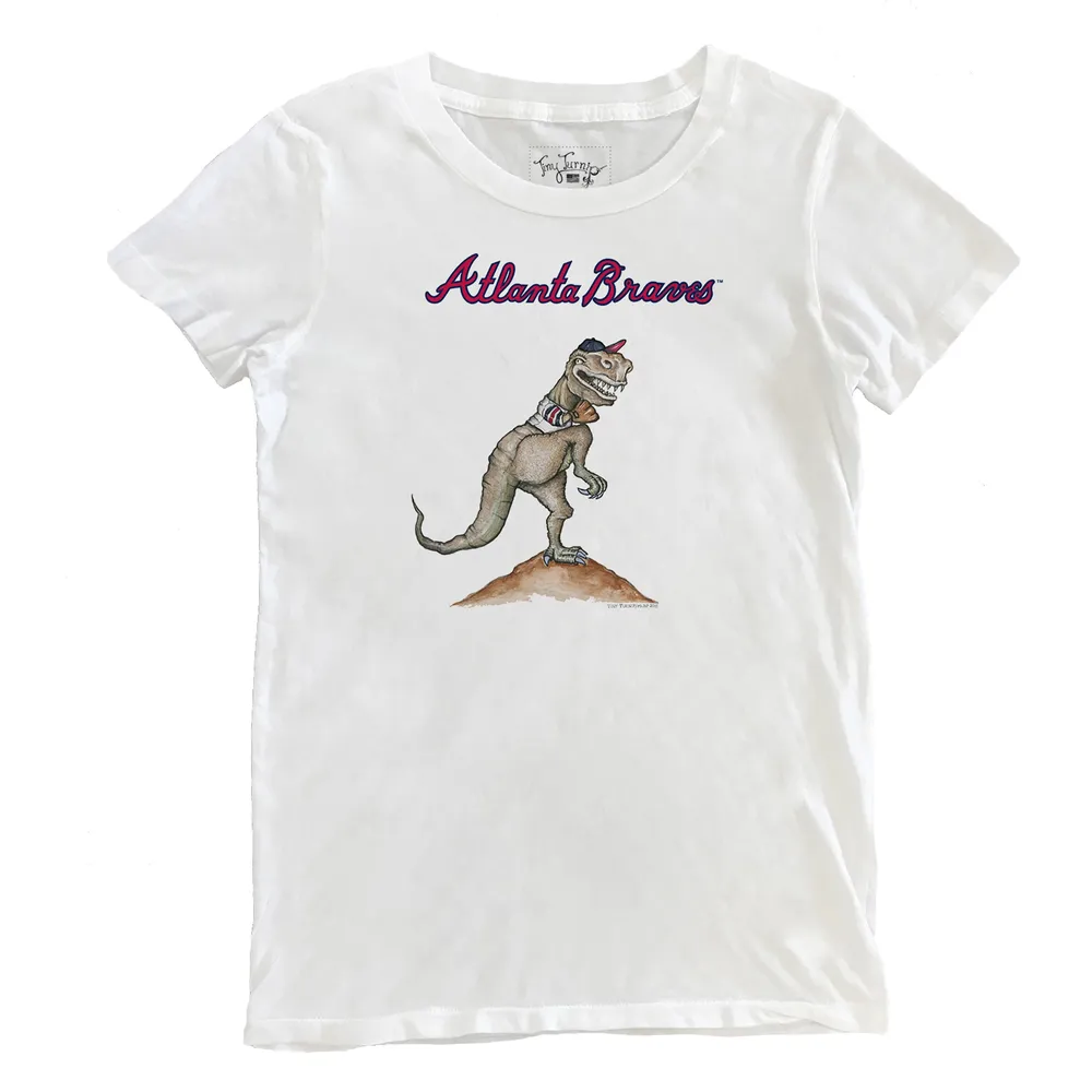 Lids Atlanta Braves Tiny Turnip Women's TT Rex T-Shirt - White