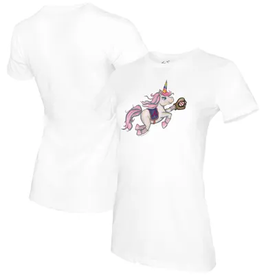 Lids Atlanta Braves Tiny Turnip Toddler Unicorn T-Shirt - White