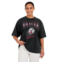 Women's WEAR by Erin Andrews  Charcoal Atlanta Braves Boyfriend T-Shirt