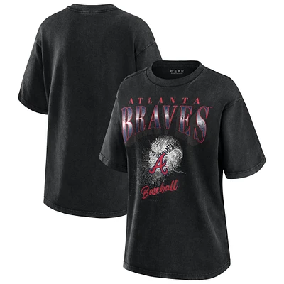 Women's WEAR by Erin Andrews  Charcoal Atlanta Braves Boyfriend T-Shirt