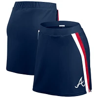 Women's WEAR by Erin Andrews Navy Atlanta Braves Stripes Skort