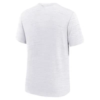 T-shirt Nike blanc Atlanta Braves Authentic Collection City Connect Velocity Performance pour jeunes