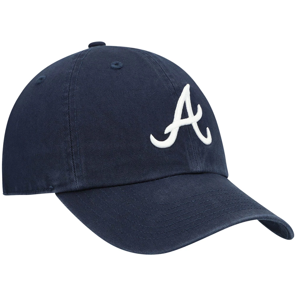 Casquette ajustable avec logo de l'équipe Atlanta Braves '47 bleu marine pour jeune