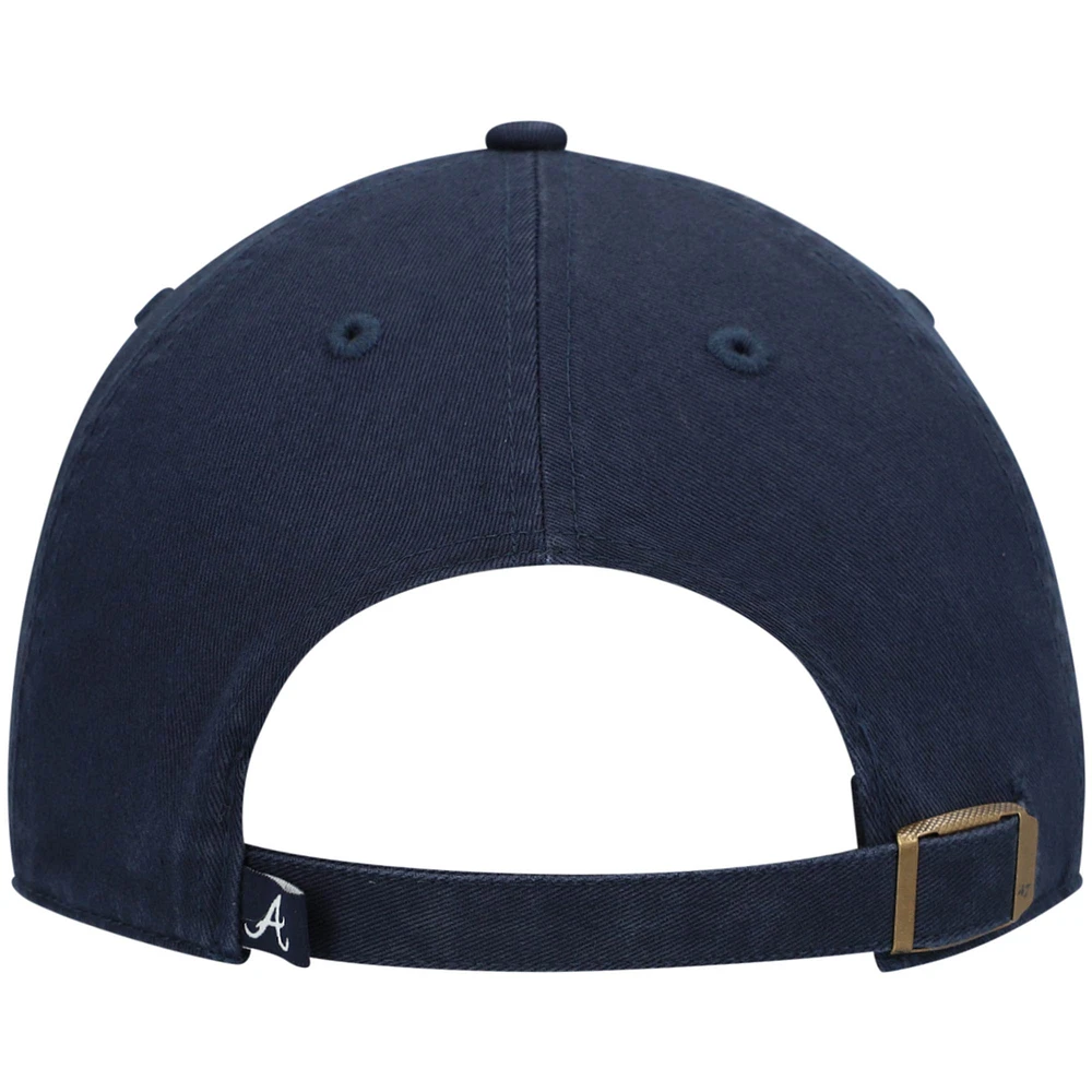 Casquette ajustable avec logo de l'équipe Atlanta Braves '47 bleu marine pour jeune