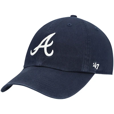 Casquette ajustable avec logo de l'équipe Atlanta Braves '47 bleu marine pour jeune