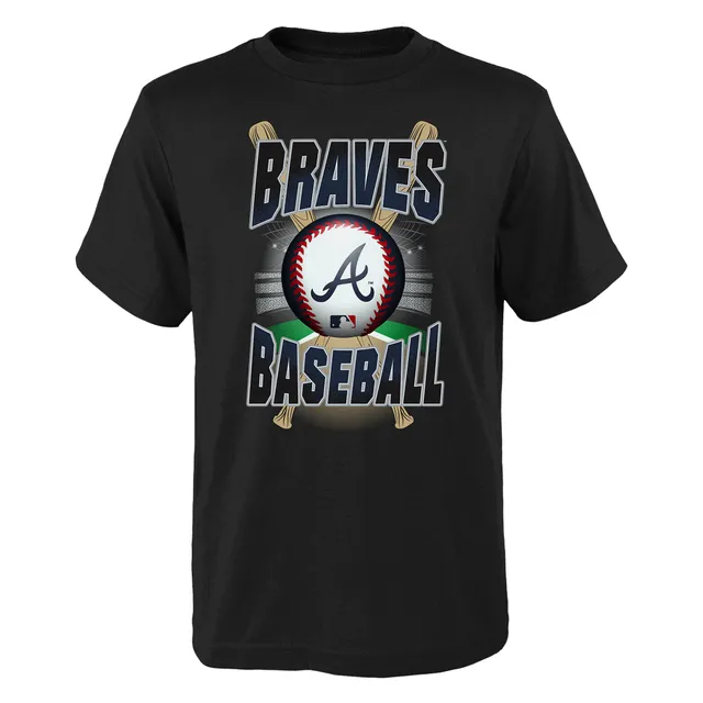 Atlanta Braves Camo T-Shirt - Black/Tan