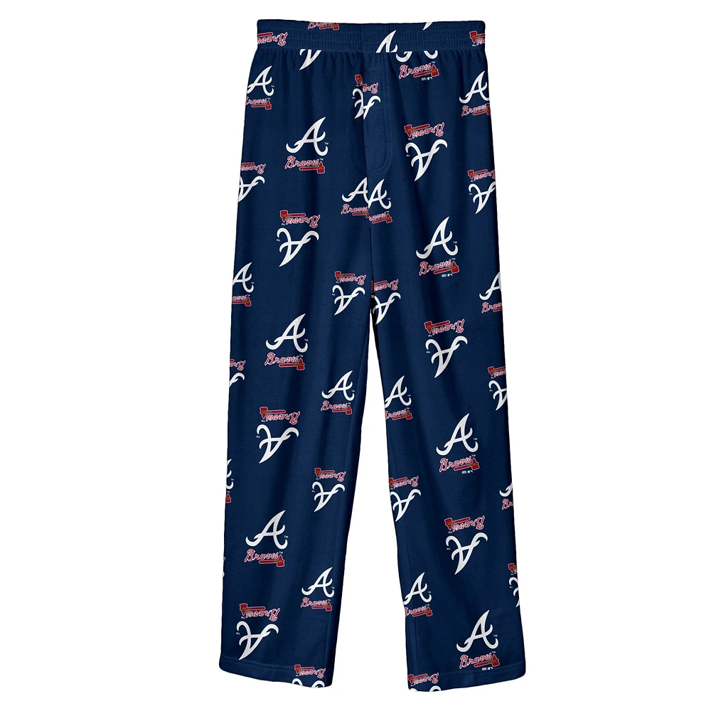 Youth Fanatics Navy Atlanta Braves Team Pants