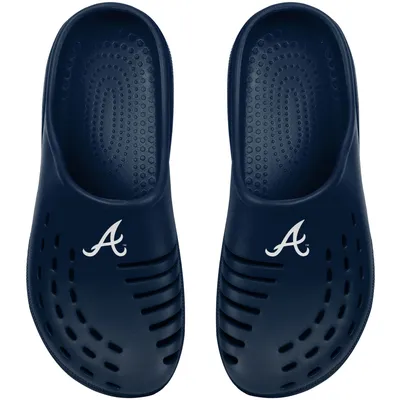 Atlanta Braves FOCO Youth Sunny Day Clogs - Navy