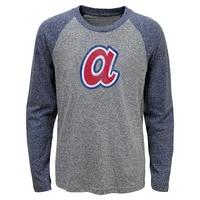 Outerstuff Phillies Cooperstown Raglan Long Sleeve T-Shirt - Boys' Grade  School