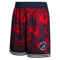 Youth Navy/Red Atlanta Braves Outfielder Shorts