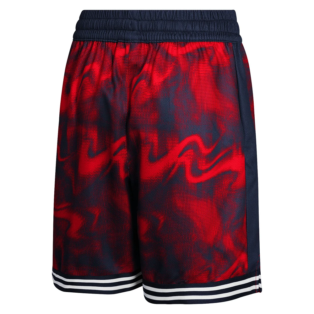Youth Navy/Red Atlanta Braves Outfielder Shorts