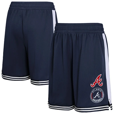 Youth  Navy Atlanta Braves Infielder Shorts