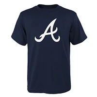 T-shirt bleu marine Atlanta Braves Logo Primary Team pour jeune