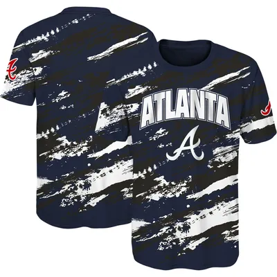 Men's Atlanta Braves Fanatics Branded Black Big & Tall Pride Logo T-Shirt