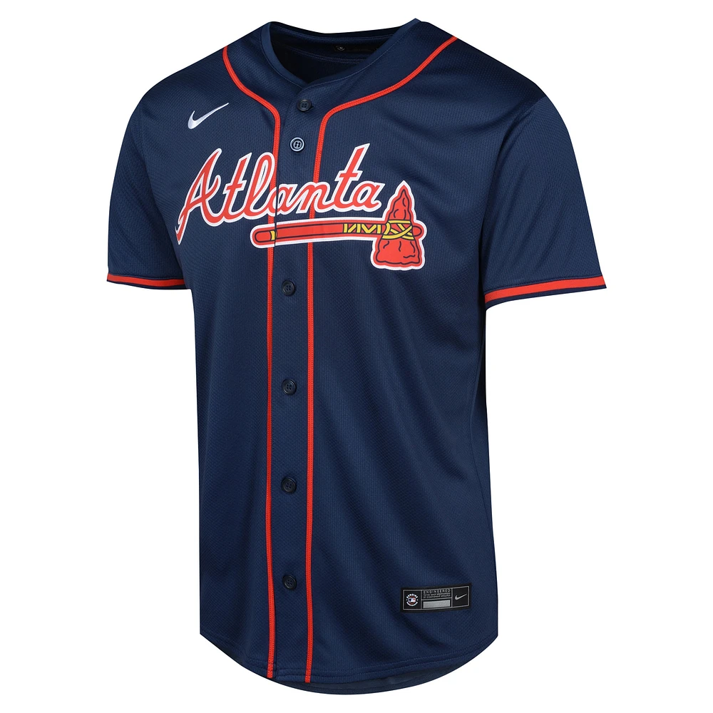 Youth Nike Matt Olson Navy Atlanta Braves Alternate Limited Player Jersey