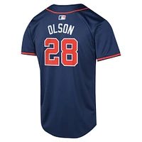 Youth Nike Matt Olson Navy Atlanta Braves Alternate Limited Player Jersey