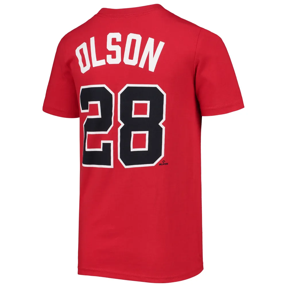  Nike Youth Boys Matt Olson Atlanta Braves Name Number