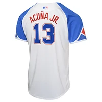 Youth Nike Ronald Acuña Jr. White Atlanta Braves City Connect Limited Player Jersey