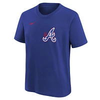 T-shirt Nike Royal Atlanta Braves City Connect pour jeune