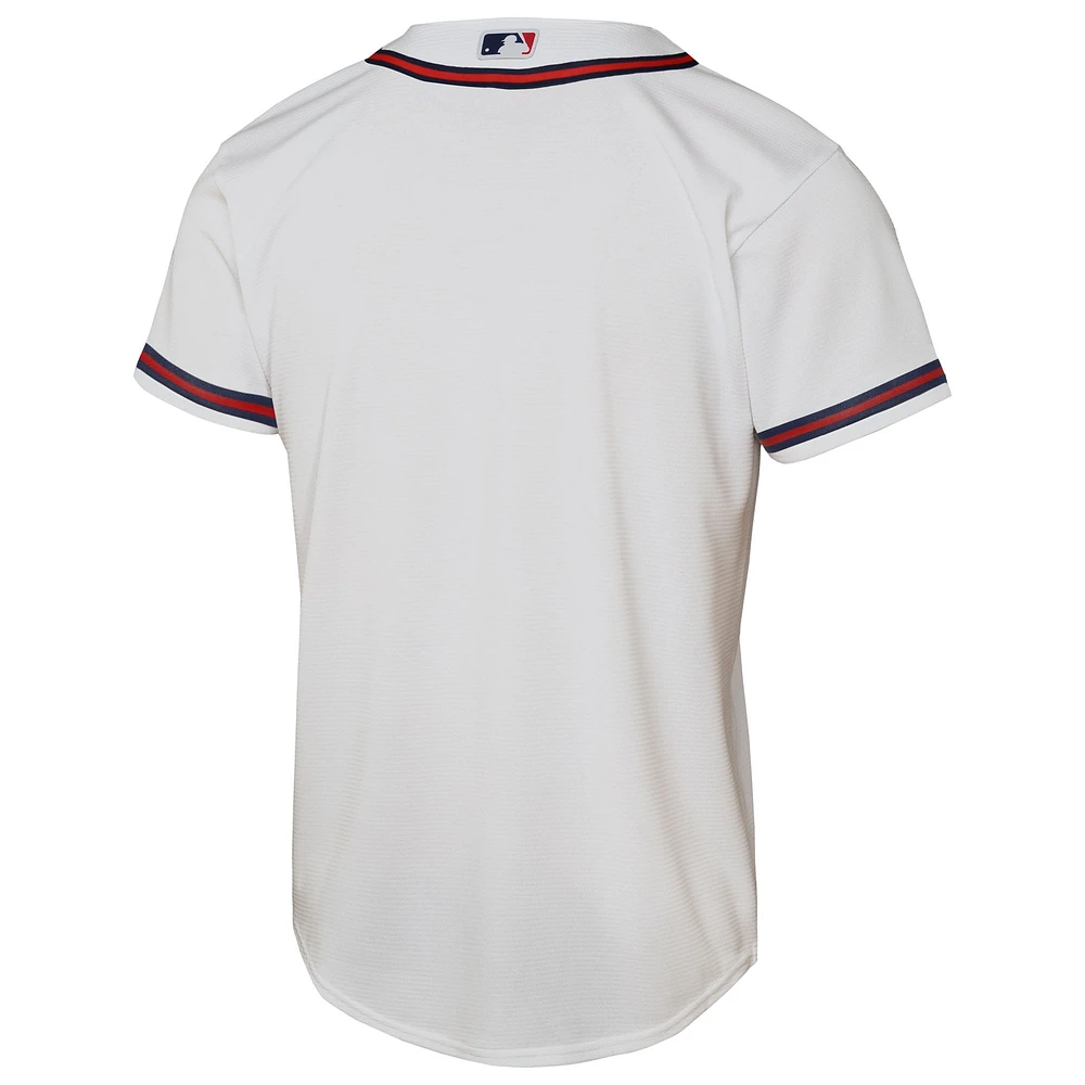 Youth Nike  White Atlanta Braves Home Replica 2.0 Jersey