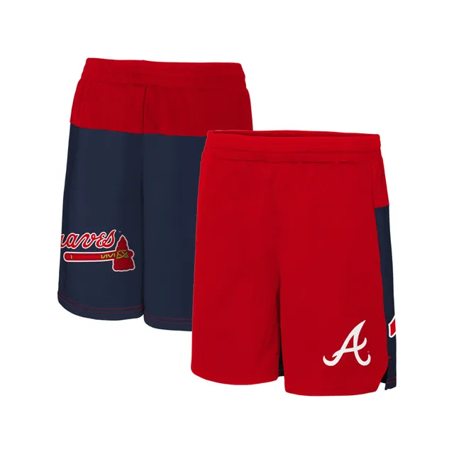 Lids Atlanta Braves Mitchell & Ness Hyper Hoops Shorts - Red