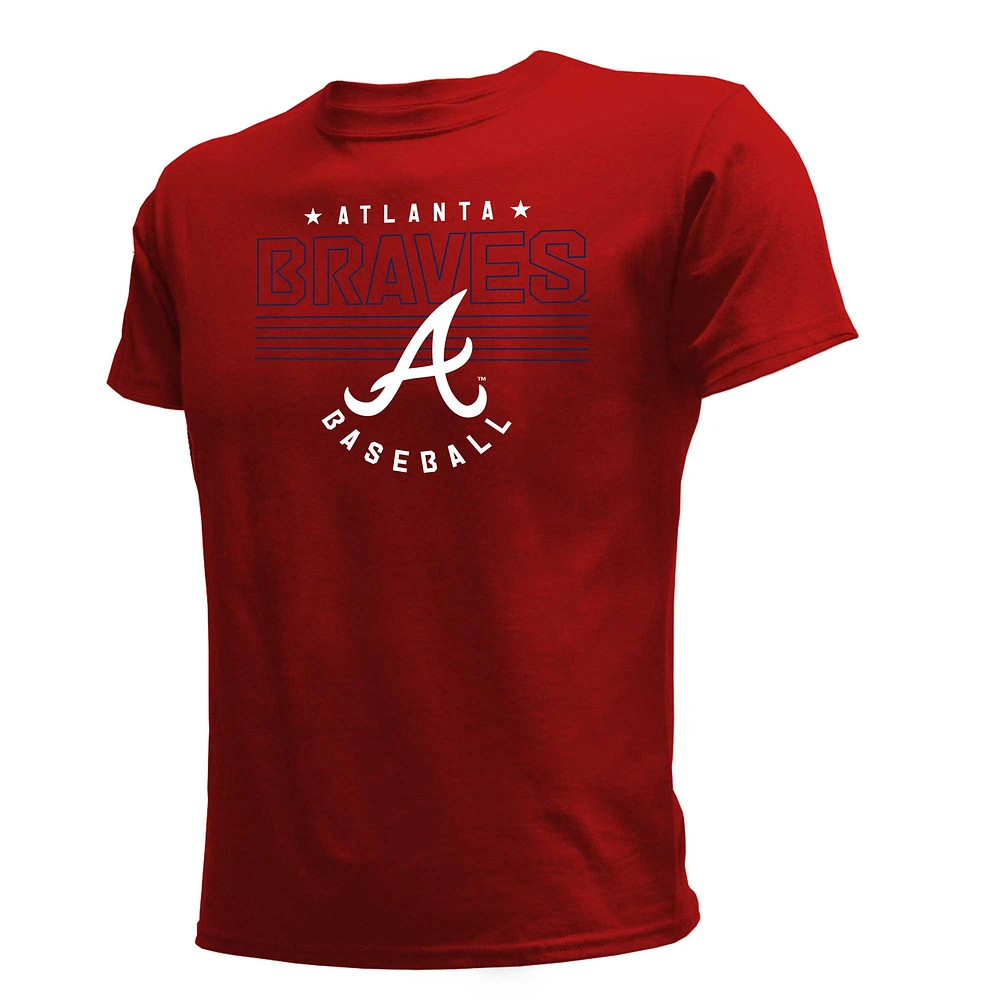 Lot de 3 t-shirts Stitches pour jeunes des Braves d'Atlanta