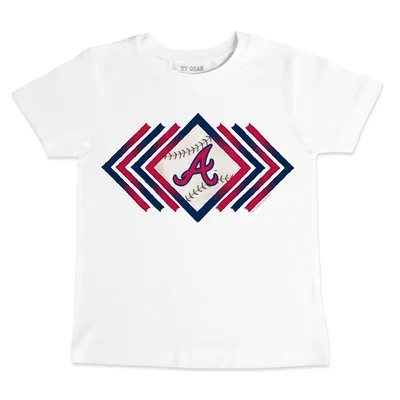 Men's Nike White Atlanta Braves Americana Flag T-Shirt