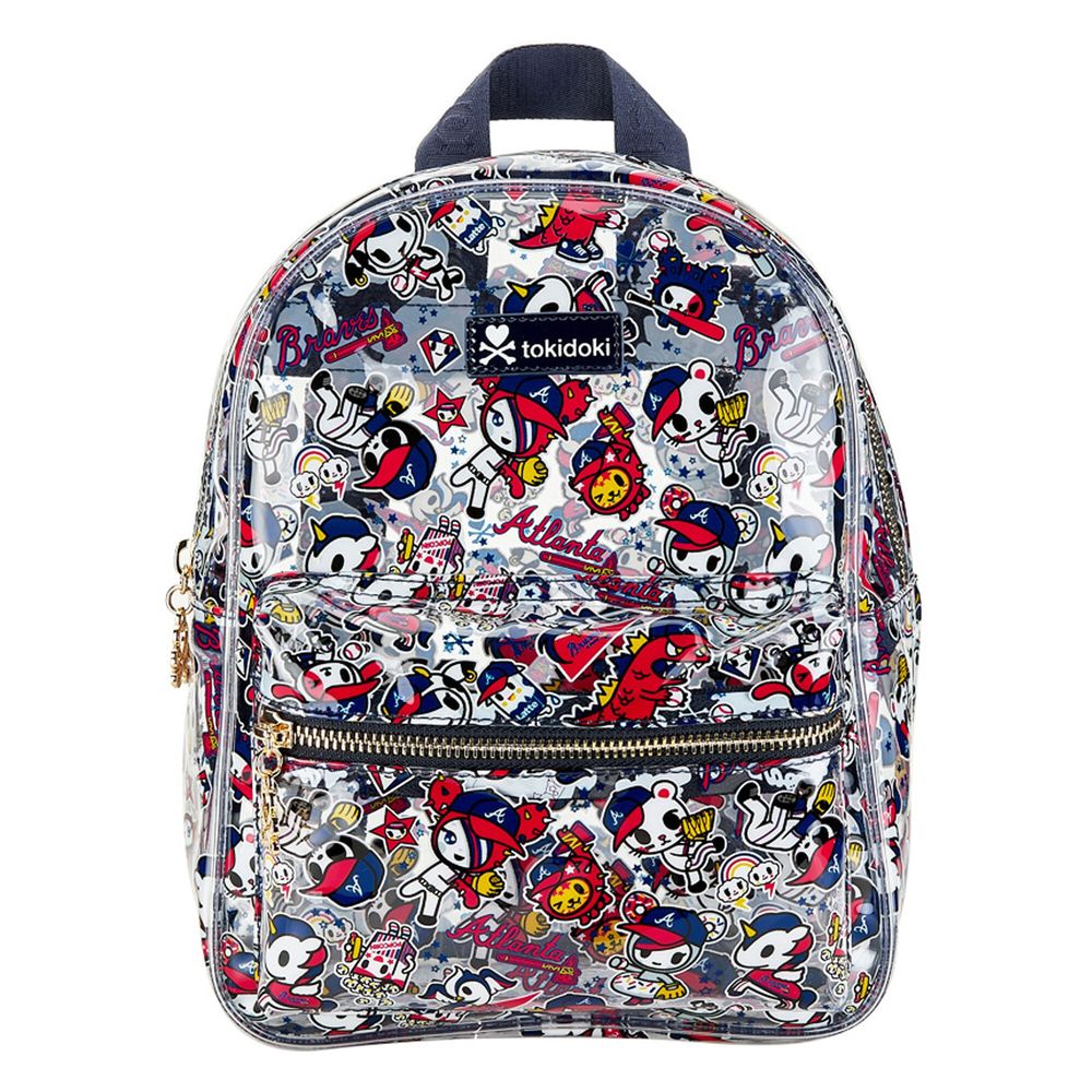 Youth tokidoki Atlanta Braves Clear Small Backpack