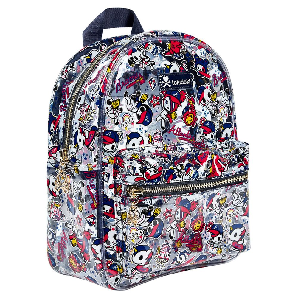 Youth tokidoki Atlanta Braves Clear Small Backpack