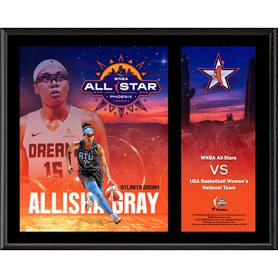 Allisha Gray Atlanta Dream 12" x 15" 2024 WNBA All-Star Game Sublimated Plaque
