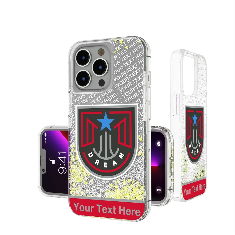 Atlanta Dream iPhone Glitter Case with Confetti Design