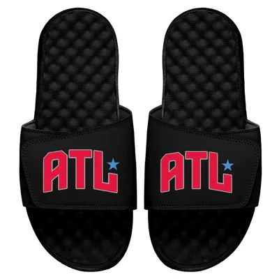 Atlanta Dream ISlide ATL Logo Slide Sandals - Black