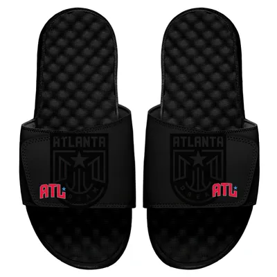 Atlanta Dream ISlide Tonal Pop Slide Sandals - Black