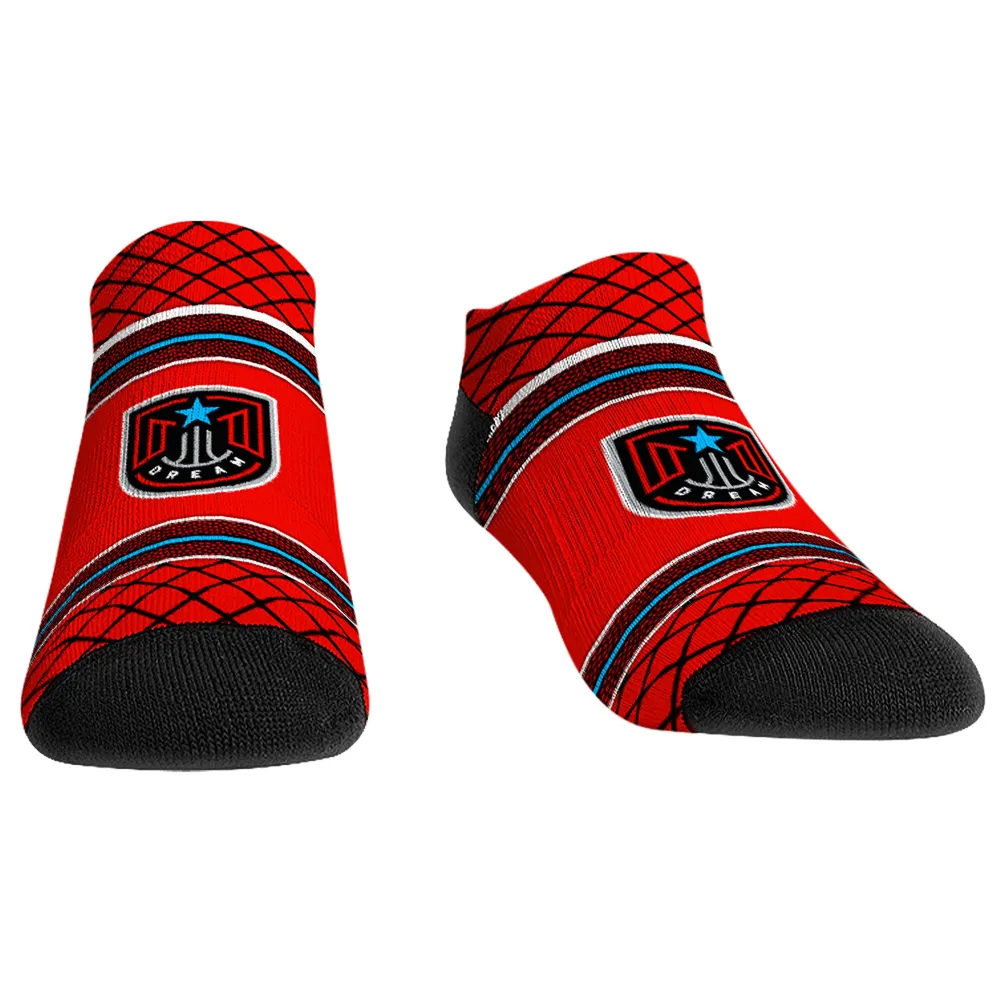 Rock Em Socks Atlanta Dream Net Striped Ankle