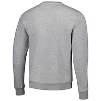 Unisex Kur8ted Heather Gray Atlanta Dream Satin Stitch Core Pullover Sweatshirt