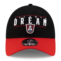 Unisex New Era Black/Red Atlanta Dream 2025 WNBA Draft 9TWENTY Adjustable Hat