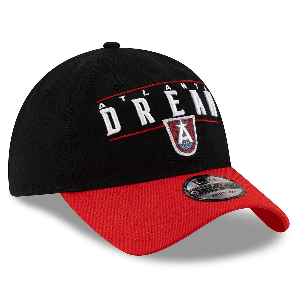Unisex New Era Black/Red Atlanta Dream 2025 WNBA Draft 9TWENTY Adjustable Hat