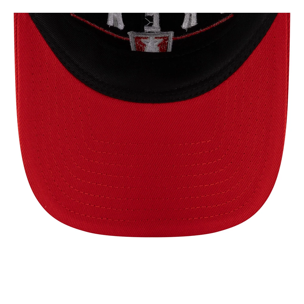 Unisex New Era Black/Red Atlanta Dream 2025 WNBA Draft 9TWENTY Adjustable Hat