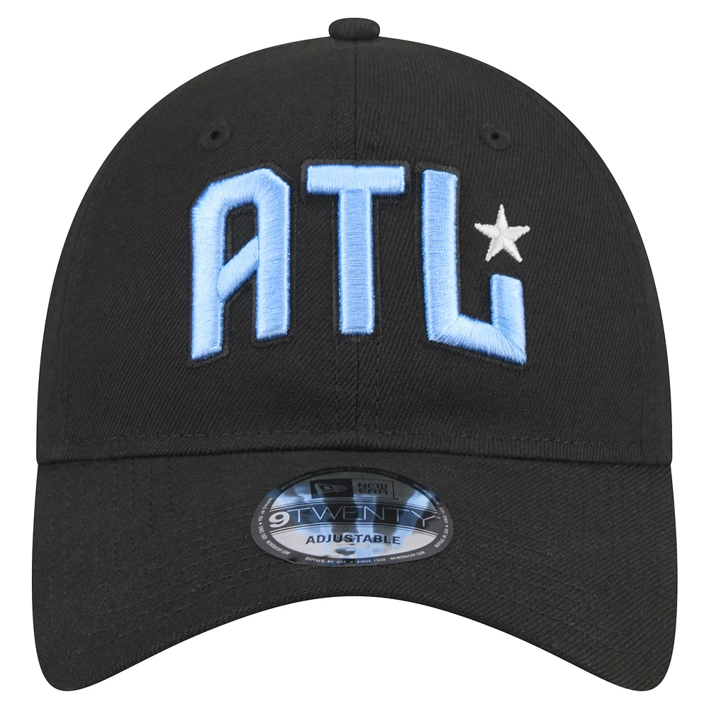 Unisex New Era Black Atlanta Dream Rebel Series 9TWENTY Adjustable Hat