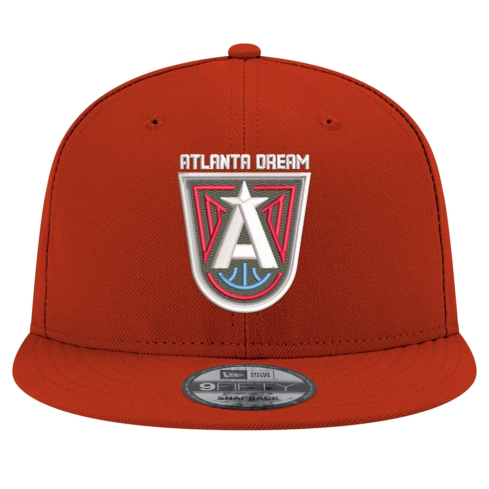 Unisex New Era Red Atlanta Dream Logo 9FIFTY Snapback Hat